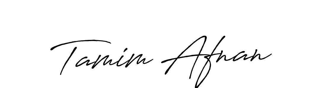 Use a signature maker to create a handwritten signature online. With this signature software, you can design (Antro_Vectra_Bolder) your own signature for name Tamim Afnan. Tamim Afnan signature style 7 images and pictures png