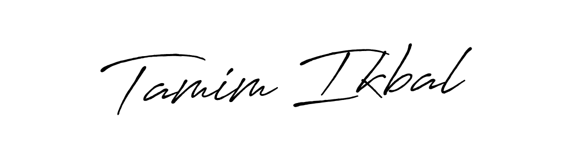 Also we have Tamim Ikbal name is the best signature style. Create professional handwritten signature collection using Antro_Vectra_Bolder autograph style. Tamim Ikbal signature style 7 images and pictures png