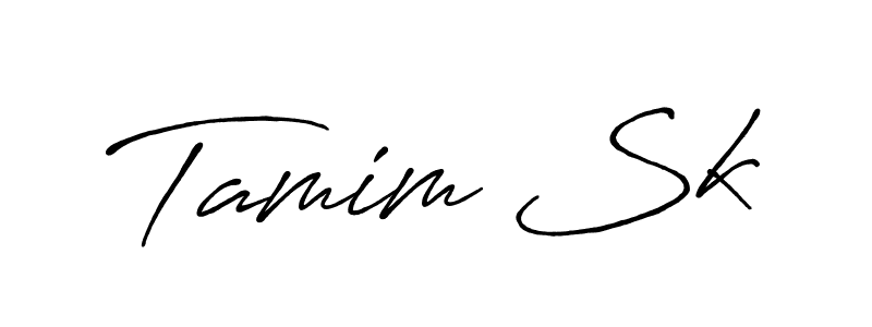Antro_Vectra_Bolder is a professional signature style that is perfect for those who want to add a touch of class to their signature. It is also a great choice for those who want to make their signature more unique. Get Tamim Sk name to fancy signature for free. Tamim Sk signature style 7 images and pictures png