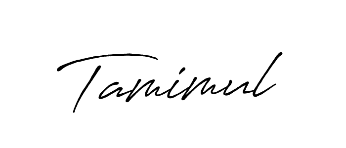 Create a beautiful signature design for name Tamimul. With this signature (Antro_Vectra_Bolder) fonts, you can make a handwritten signature for free. Tamimul signature style 7 images and pictures png