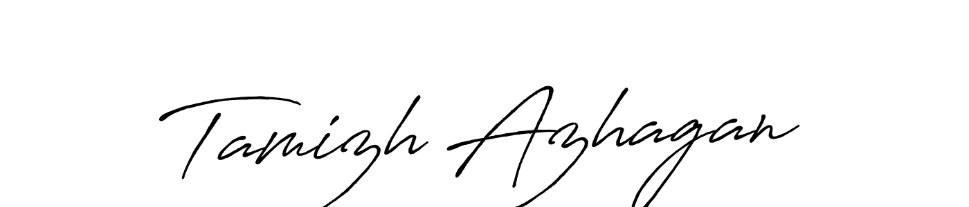 Antro_Vectra_Bolder is a professional signature style that is perfect for those who want to add a touch of class to their signature. It is also a great choice for those who want to make their signature more unique. Get Tamizh Azhagan name to fancy signature for free. Tamizh Azhagan signature style 7 images and pictures png