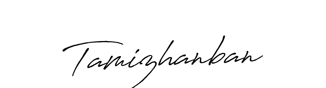How to make Tamizhanban name signature. Use Antro_Vectra_Bolder style for creating short signs online. This is the latest handwritten sign. Tamizhanban signature style 7 images and pictures png