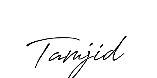 It looks lik you need a new signature style for name Tamjid. Design unique handwritten (Antro_Vectra_Bolder) signature with our free signature maker in just a few clicks. Tamjid signature style 7 images and pictures png