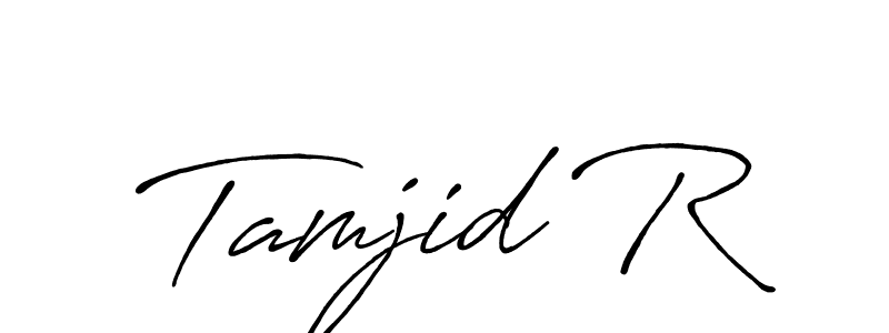 Also we have Tamjid R name is the best signature style. Create professional handwritten signature collection using Antro_Vectra_Bolder autograph style. Tamjid R signature style 7 images and pictures png