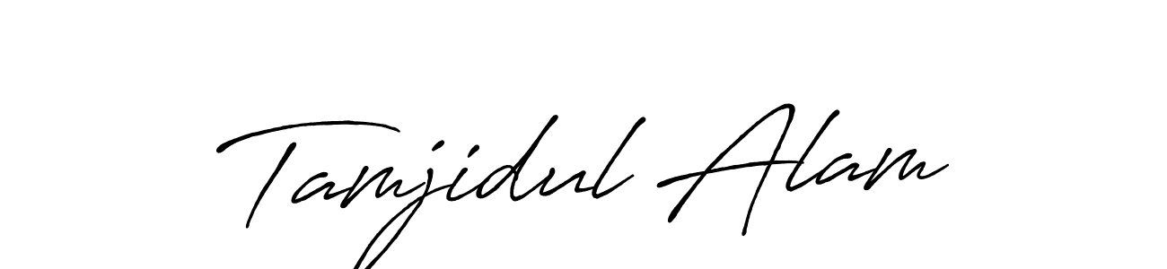 Also we have Tamjidul Alam name is the best signature style. Create professional handwritten signature collection using Antro_Vectra_Bolder autograph style. Tamjidul Alam signature style 7 images and pictures png
