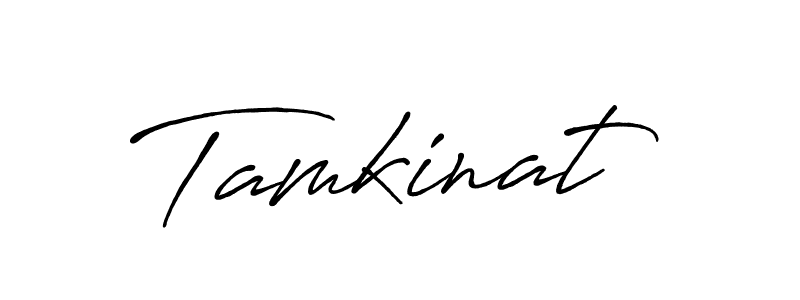 Make a beautiful signature design for name Tamkinat. With this signature (Antro_Vectra_Bolder) style, you can create a handwritten signature for free. Tamkinat signature style 7 images and pictures png