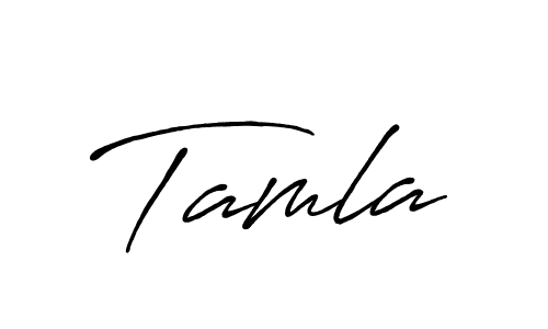 Tamla stylish signature style. Best Handwritten Sign (Antro_Vectra_Bolder) for my name. Handwritten Signature Collection Ideas for my name Tamla. Tamla signature style 7 images and pictures png