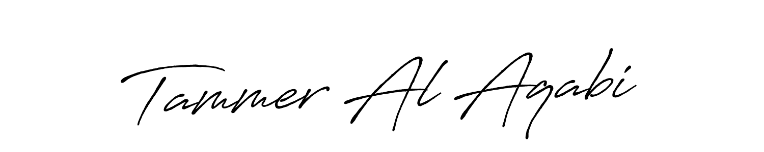 Similarly Antro_Vectra_Bolder is the best handwritten signature design. Signature creator online .You can use it as an online autograph creator for name Tammer Al Aqabi. Tammer Al Aqabi signature style 7 images and pictures png