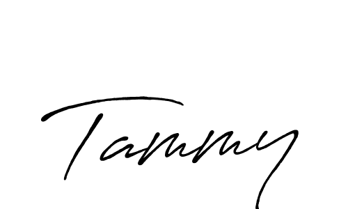 Make a beautiful signature design for name Tammy. With this signature (Antro_Vectra_Bolder) style, you can create a handwritten signature for free. Tammy signature style 7 images and pictures png