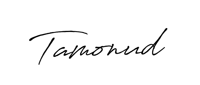 Design your own signature with our free online signature maker. With this signature software, you can create a handwritten (Antro_Vectra_Bolder) signature for name Tamonud. Tamonud signature style 7 images and pictures png