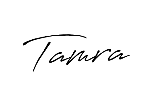 How to make Tamra name signature. Use Antro_Vectra_Bolder style for creating short signs online. This is the latest handwritten sign. Tamra signature style 7 images and pictures png