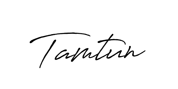 Also we have Tamtun name is the best signature style. Create professional handwritten signature collection using Antro_Vectra_Bolder autograph style. Tamtun signature style 7 images and pictures png