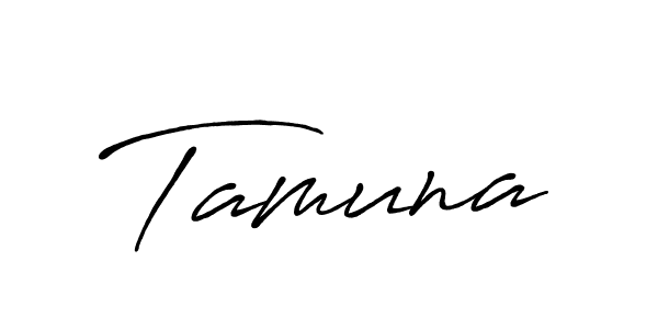 if you are searching for the best signature style for your name Tamuna. so please give up your signature search. here we have designed multiple signature styles  using Antro_Vectra_Bolder. Tamuna signature style 7 images and pictures png