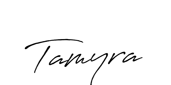 Make a beautiful signature design for name Tamyra. Use this online signature maker to create a handwritten signature for free. Tamyra signature style 7 images and pictures png