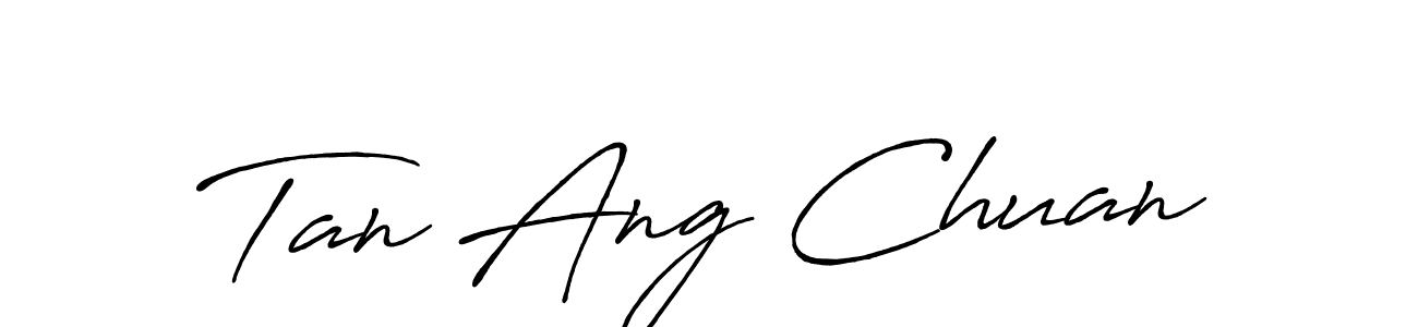 Also You can easily find your signature by using the search form. We will create Tan Ang Chuan name handwritten signature images for you free of cost using Antro_Vectra_Bolder sign style. Tan Ang Chuan signature style 7 images and pictures png