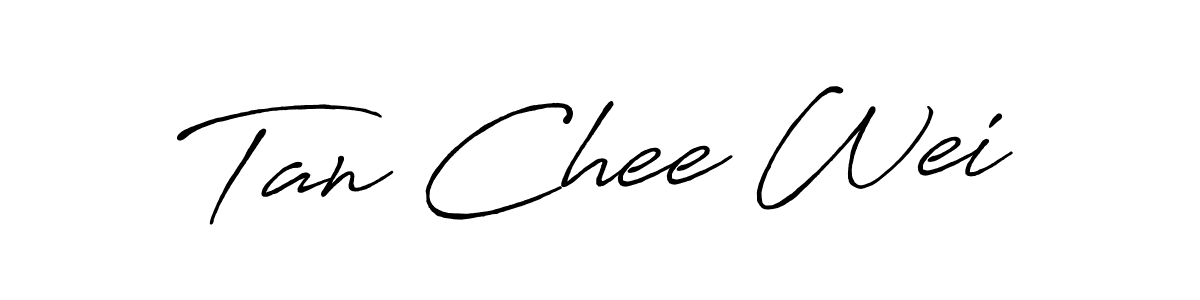 Tan Chee Wei stylish signature style. Best Handwritten Sign (Antro_Vectra_Bolder) for my name. Handwritten Signature Collection Ideas for my name Tan Chee Wei. Tan Chee Wei signature style 7 images and pictures png