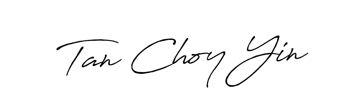 This is the best signature style for the Tan Choy Yin name. Also you like these signature font (Antro_Vectra_Bolder). Mix name signature. Tan Choy Yin signature style 7 images and pictures png