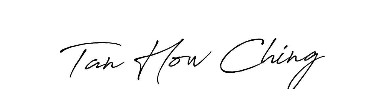 How to Draw Tan How Ching signature style? Antro_Vectra_Bolder is a latest design signature styles for name Tan How Ching. Tan How Ching signature style 7 images and pictures png