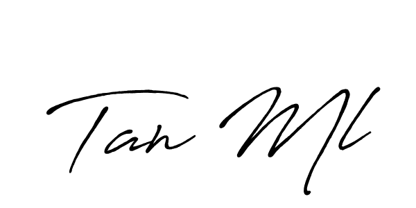 Once you've used our free online signature maker to create your best signature Antro_Vectra_Bolder style, it's time to enjoy all of the benefits that Tan Ml name signing documents. Tan Ml signature style 7 images and pictures png