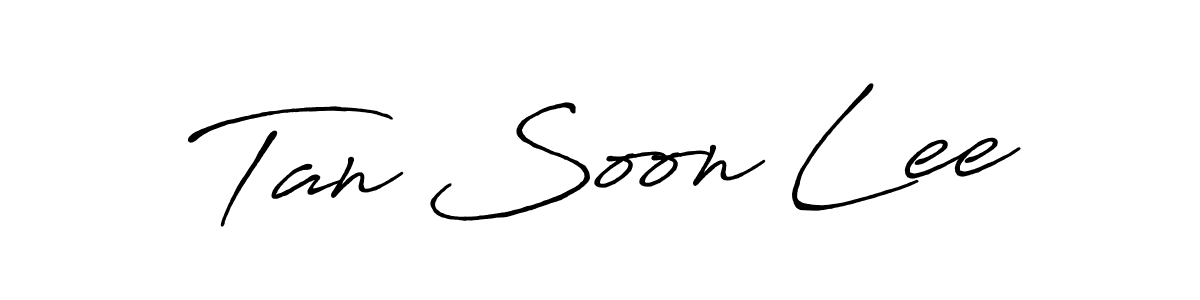 Design your own signature with our free online signature maker. With this signature software, you can create a handwritten (Antro_Vectra_Bolder) signature for name Tan Soon Lee. Tan Soon Lee signature style 7 images and pictures png
