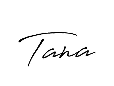 Tana stylish signature style. Best Handwritten Sign (Antro_Vectra_Bolder) for my name. Handwritten Signature Collection Ideas for my name Tana. Tana signature style 7 images and pictures png