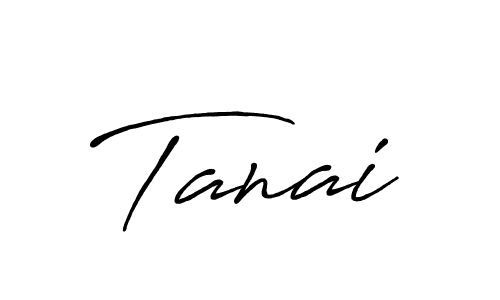 Create a beautiful signature design for name Tanai. With this signature (Antro_Vectra_Bolder) fonts, you can make a handwritten signature for free. Tanai signature style 7 images and pictures png