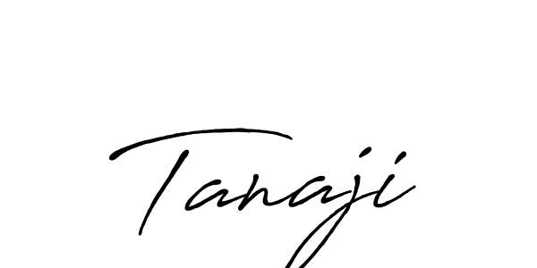 Create a beautiful signature design for name Tanaji. With this signature (Antro_Vectra_Bolder) fonts, you can make a handwritten signature for free. Tanaji signature style 7 images and pictures png