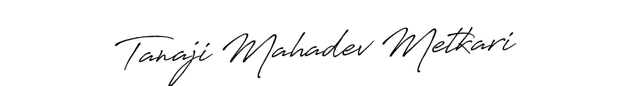 Similarly Antro_Vectra_Bolder is the best handwritten signature design. Signature creator online .You can use it as an online autograph creator for name Tanaji Mahadev Metkari. Tanaji Mahadev Metkari signature style 7 images and pictures png