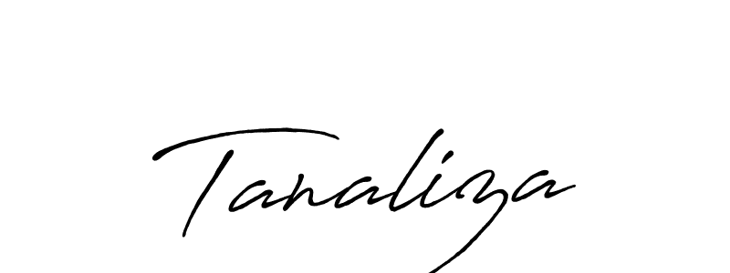 Tanaliza stylish signature style. Best Handwritten Sign (Antro_Vectra_Bolder) for my name. Handwritten Signature Collection Ideas for my name Tanaliza. Tanaliza signature style 7 images and pictures png