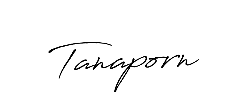 Make a beautiful signature design for name Tanaporn. Use this online signature maker to create a handwritten signature for free. Tanaporn signature style 7 images and pictures png