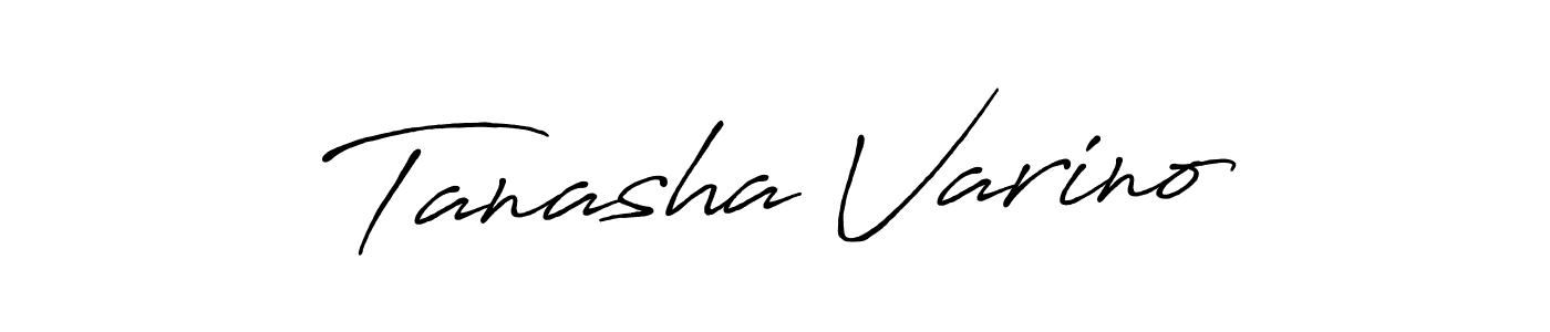 Use a signature maker to create a handwritten signature online. With this signature software, you can design (Antro_Vectra_Bolder) your own signature for name Tanasha Varino. Tanasha Varino signature style 7 images and pictures png
