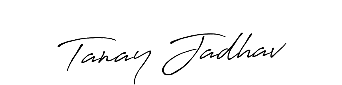Best and Professional Signature Style for Tanay Jadhav. Antro_Vectra_Bolder Best Signature Style Collection. Tanay Jadhav signature style 7 images and pictures png