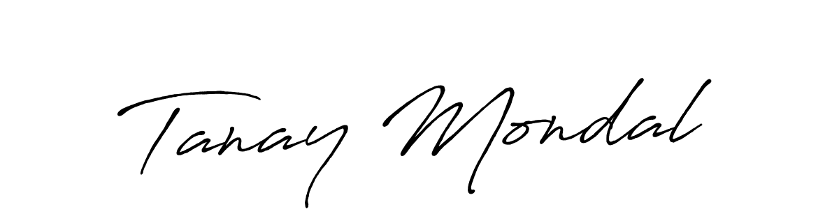 Make a beautiful signature design for name Tanay Mondal. With this signature (Antro_Vectra_Bolder) style, you can create a handwritten signature for free. Tanay Mondal signature style 7 images and pictures png