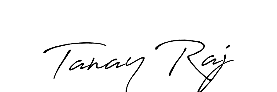 The best way (Antro_Vectra_Bolder) to make a short signature is to pick only two or three words in your name. The name Tanay Raj include a total of six letters. For converting this name. Tanay Raj signature style 7 images and pictures png