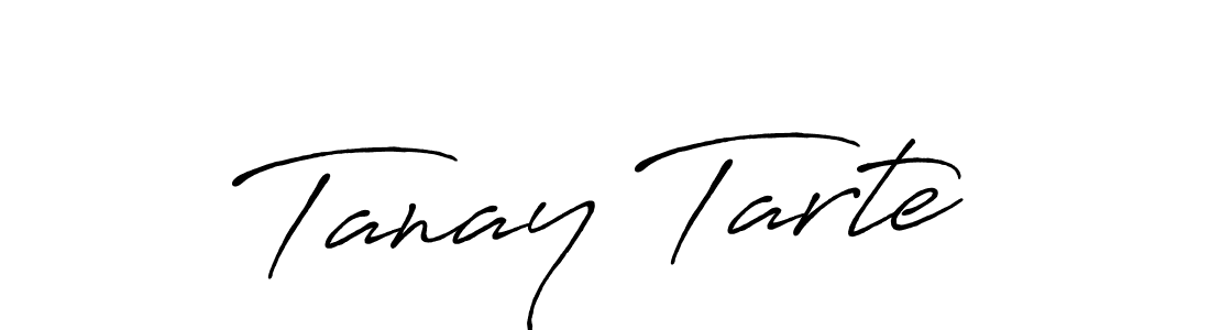 Antro_Vectra_Bolder is a professional signature style that is perfect for those who want to add a touch of class to their signature. It is also a great choice for those who want to make their signature more unique. Get Tanay Tarte name to fancy signature for free. Tanay Tarte signature style 7 images and pictures png