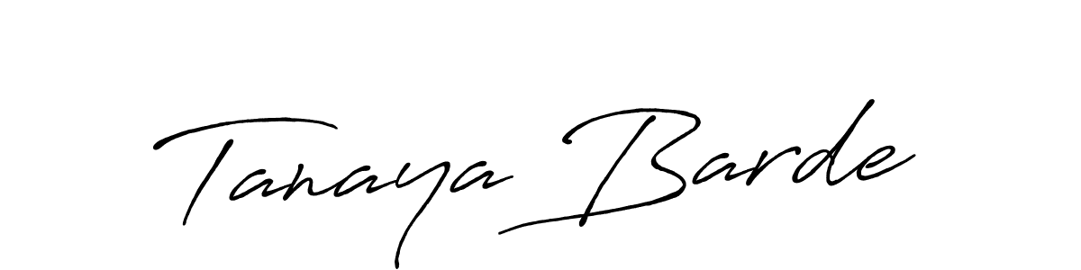 Make a beautiful signature design for name Tanaya Barde. Use this online signature maker to create a handwritten signature for free. Tanaya Barde signature style 7 images and pictures png