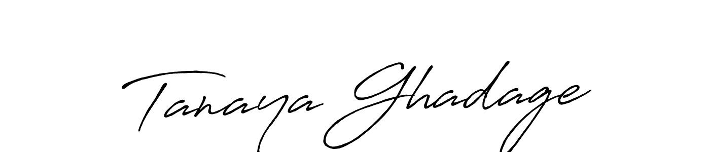 You should practise on your own different ways (Antro_Vectra_Bolder) to write your name (Tanaya Ghadage) in signature. don't let someone else do it for you. Tanaya Ghadage signature style 7 images and pictures png