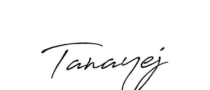 Create a beautiful signature design for name Tanayej. With this signature (Antro_Vectra_Bolder) fonts, you can make a handwritten signature for free. Tanayej signature style 7 images and pictures png