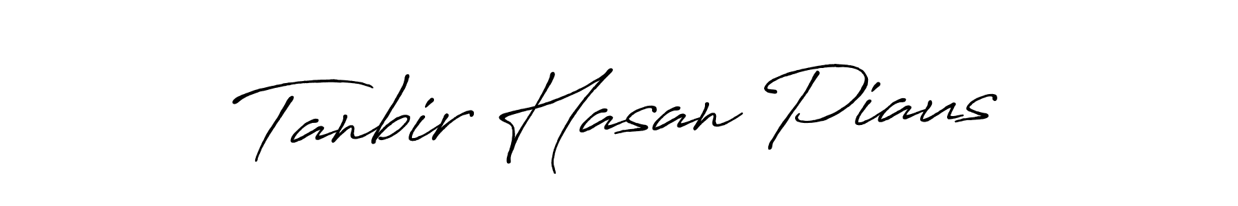 It looks lik you need a new signature style for name Tanbir Hasan Piaus. Design unique handwritten (Antro_Vectra_Bolder) signature with our free signature maker in just a few clicks. Tanbir Hasan Piaus signature style 7 images and pictures png