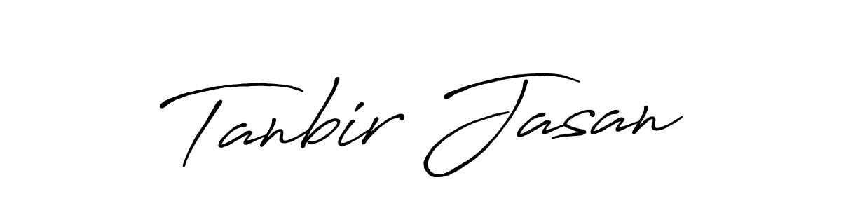 Also we have Tanbir Jasan name is the best signature style. Create professional handwritten signature collection using Antro_Vectra_Bolder autograph style. Tanbir Jasan signature style 7 images and pictures png