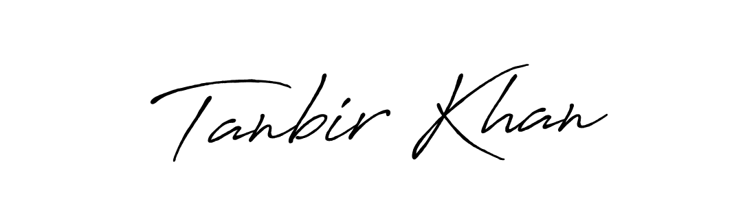 Also You can easily find your signature by using the search form. We will create Tanbir Khan name handwritten signature images for you free of cost using Antro_Vectra_Bolder sign style. Tanbir Khan signature style 7 images and pictures png