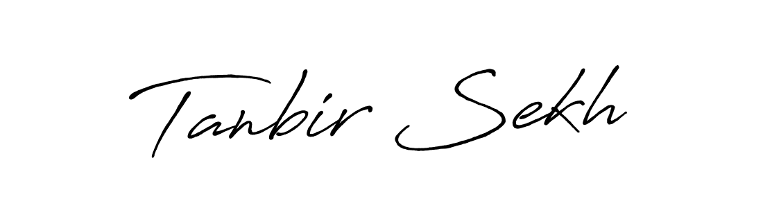 You should practise on your own different ways (Antro_Vectra_Bolder) to write your name (Tanbir Sekh) in signature. don't let someone else do it for you. Tanbir Sekh signature style 7 images and pictures png