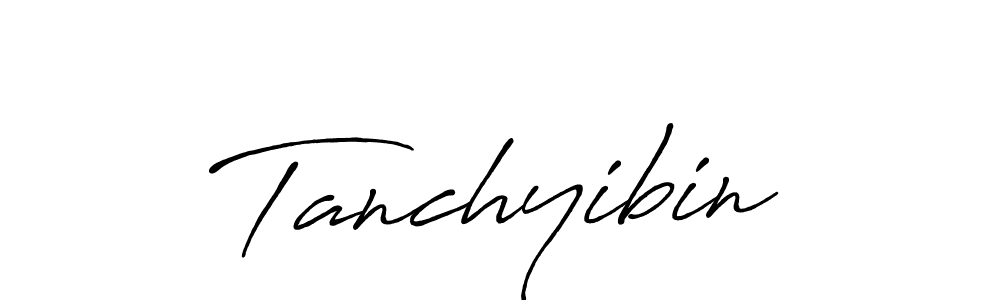 Tanchyibin stylish signature style. Best Handwritten Sign (Antro_Vectra_Bolder) for my name. Handwritten Signature Collection Ideas for my name Tanchyibin. Tanchyibin signature style 7 images and pictures png