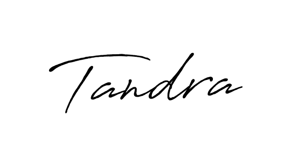 Create a beautiful signature design for name Tandra. With this signature (Antro_Vectra_Bolder) fonts, you can make a handwritten signature for free. Tandra signature style 7 images and pictures png