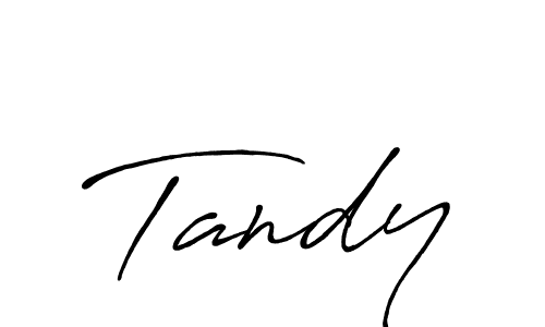 Design your own signature with our free online signature maker. With this signature software, you can create a handwritten (Antro_Vectra_Bolder) signature for name Tandy. Tandy signature style 7 images and pictures png