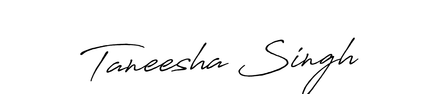 Make a short Taneesha Singh signature style. Manage your documents anywhere anytime using Antro_Vectra_Bolder. Create and add eSignatures, submit forms, share and send files easily. Taneesha Singh signature style 7 images and pictures png