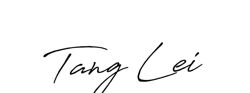 Also we have Tang Lei name is the best signature style. Create professional handwritten signature collection using Antro_Vectra_Bolder autograph style. Tang Lei signature style 7 images and pictures png