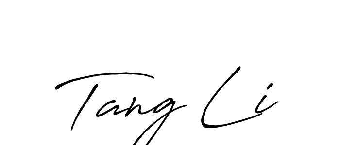 It looks lik you need a new signature style for name Tang Li. Design unique handwritten (Antro_Vectra_Bolder) signature with our free signature maker in just a few clicks. Tang Li signature style 7 images and pictures png