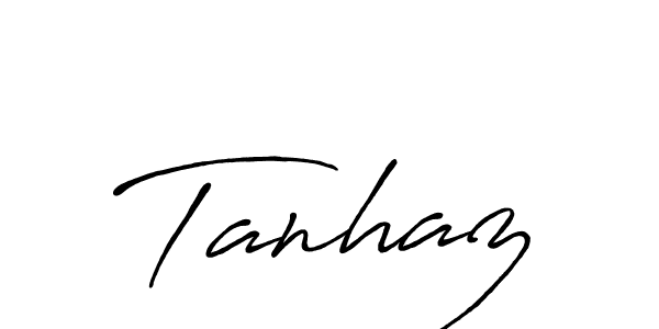 Create a beautiful signature design for name Tanhaz. With this signature (Antro_Vectra_Bolder) fonts, you can make a handwritten signature for free. Tanhaz signature style 7 images and pictures png