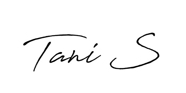 You can use this online signature creator to create a handwritten signature for the name Tani S. This is the best online autograph maker. Tani S signature style 7 images and pictures png